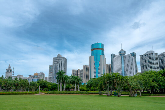 海口滨海大道建筑群