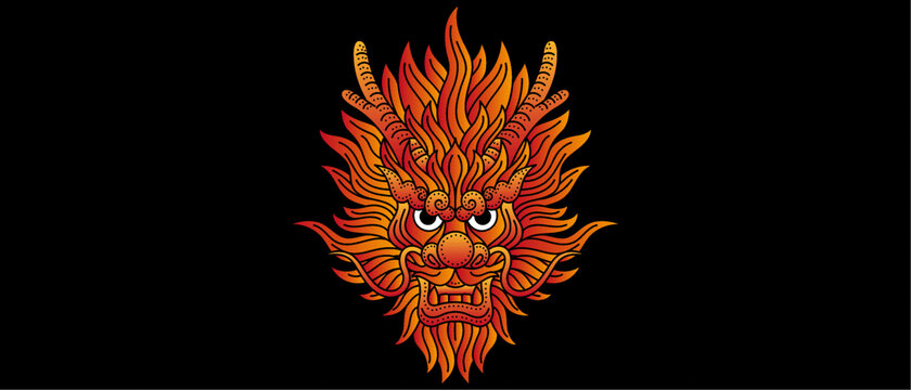 龍藝術(shù)矢量繪畫