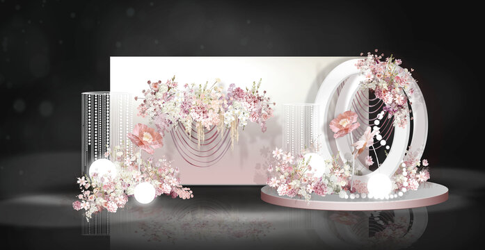 韩式粉色婚礼