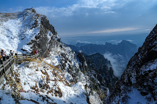 神农谷雪景