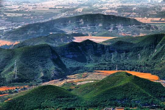 云台山俯瞰