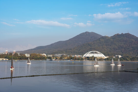 南京玄武湖城市园林景观