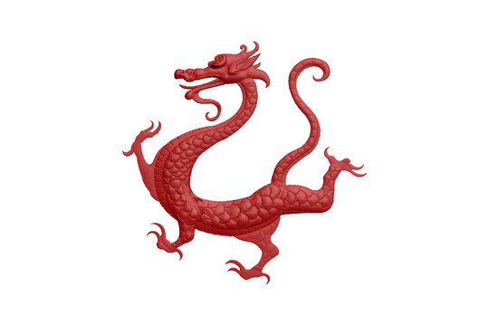 龍花紋圖案雕刻
