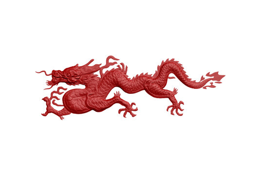 龍花紋圖案雕刻