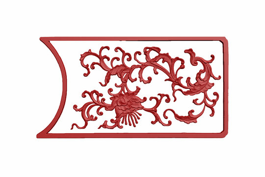 花草圖案雕刻