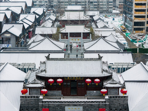 徐州江北第一楼雪景