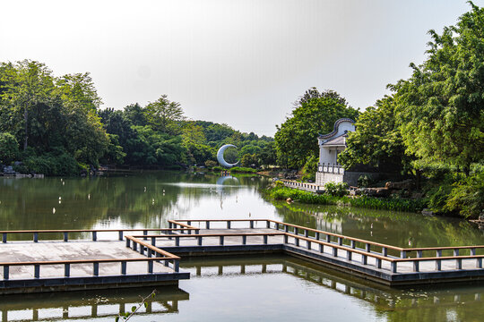 青秀山公园曲桥