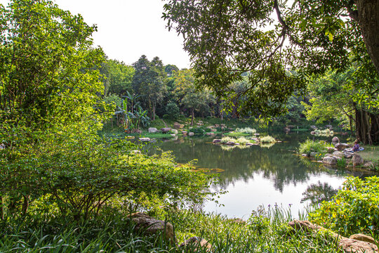 青秀山公园湖泊