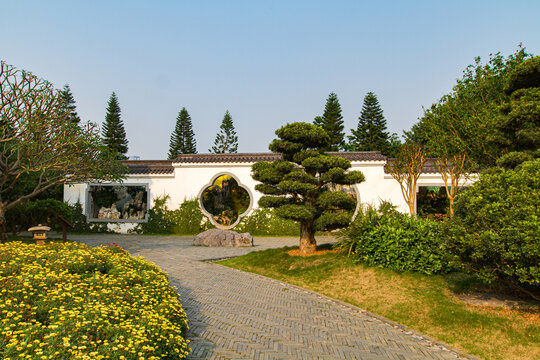 青秀山公园景墙