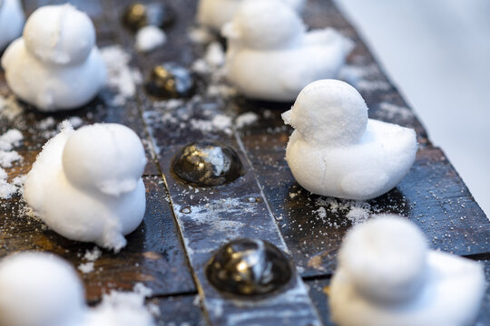 雪景小鸭子