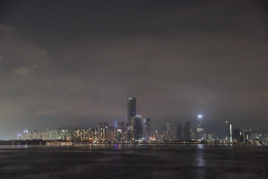 深圳湾城市夜景