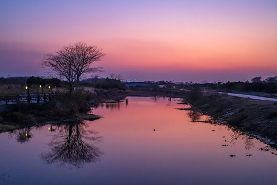 盈川古码头夜景