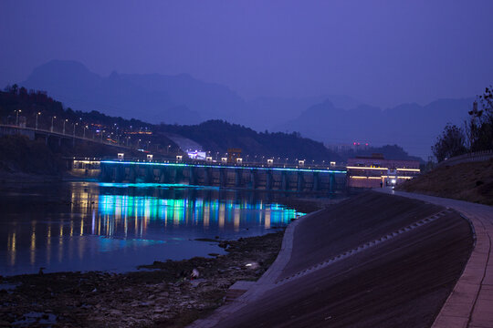 张家界夜景