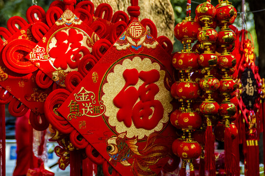 春节装饰品中国结