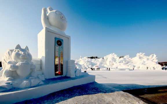 36届哈尔滨太阳岛雪博会雪雕展