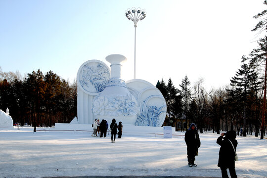 36届哈尔滨太阳岛雪博会雪雕展