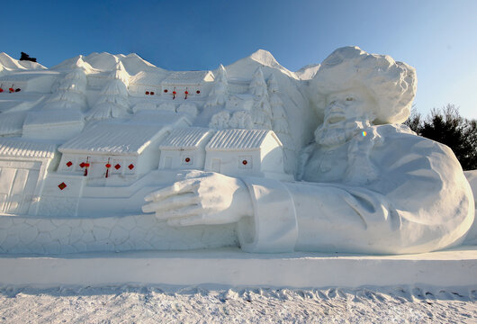 36届哈尔滨太阳岛雪博会雪雕展