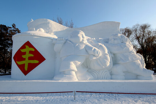 36届哈尔滨太阳岛雪博会雪雕展