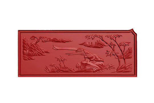 花鳥圖案雕刻