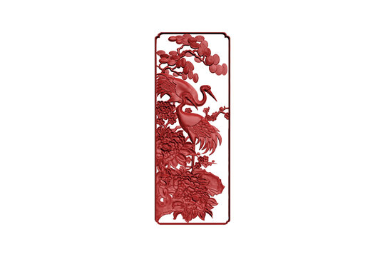 花鳥圖案雕刻