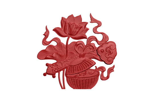 花草圖案雕刻