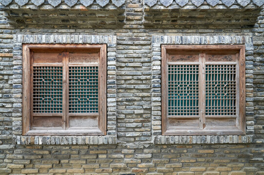 中国传统木格窗