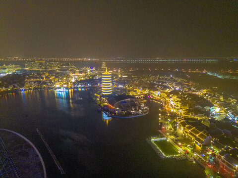 长沙铜官窑夜景