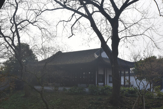 苏州虎丘风景区的古建筑
