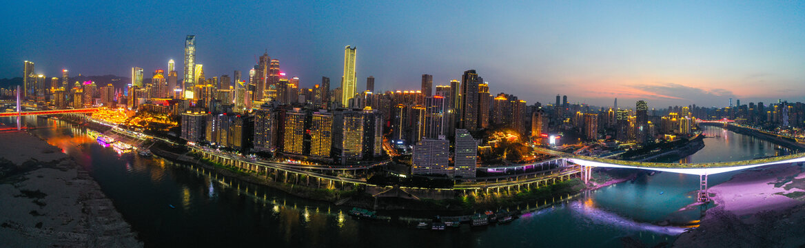 重庆主城区夜景