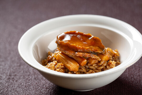 松露汁铁棍山药鲍鱼饭