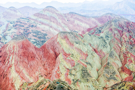 甘肃兰州水墨丹霞旅游景区