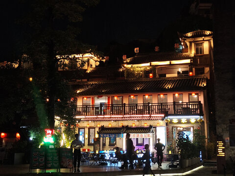 深圳甘坑古鎮夜景