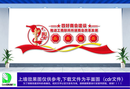 四好商會(huì)建設(shè)文化墻