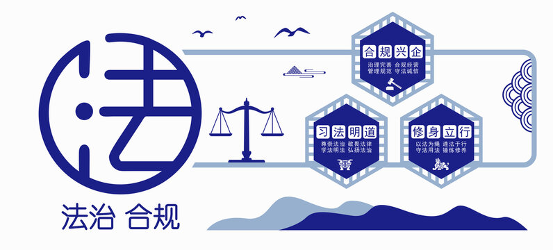 法治文化實踐主題文化墻