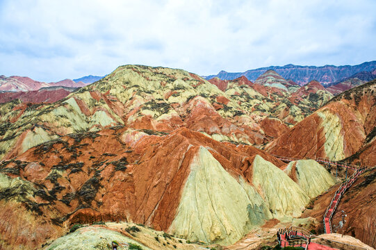 甘肃兰州水墨丹霞旅游景区