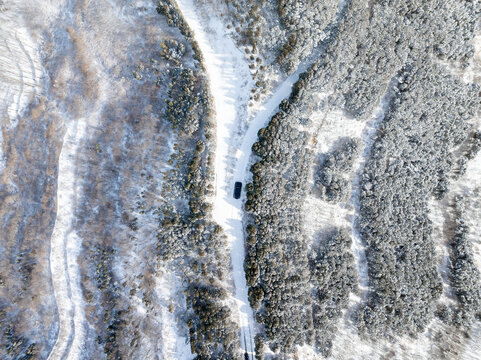 济南拔槊泉村雪景