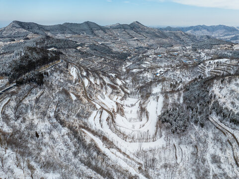 济南彩西路雪景