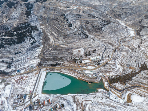 济南彩西路雪景