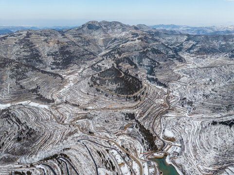 济南彩西路雪景