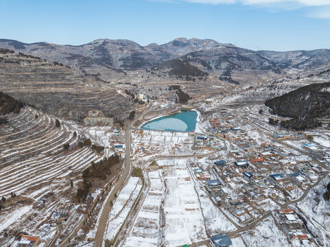 济南彩西路雪景