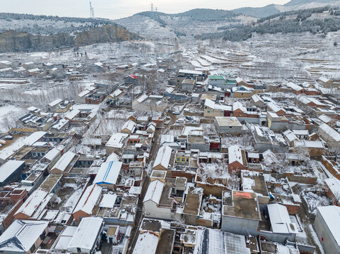 济南彩西路雪景雾凇