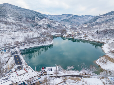 济南彩西路雪景雾凇