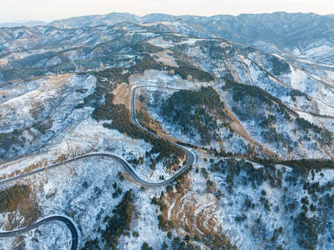 济南七星台盘山公路