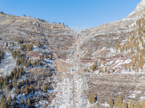 济南章丘山区雪景1