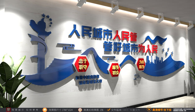 城市管理城管文化墻