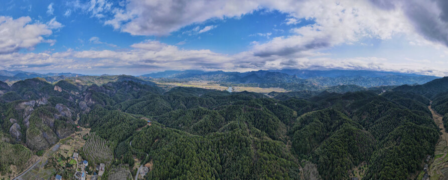 湖南崀山风光全景