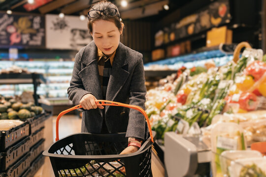 超市有机绿色食品的健康生活