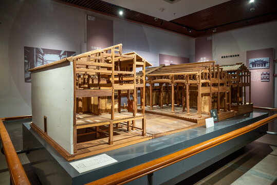 古代木构建筑模型