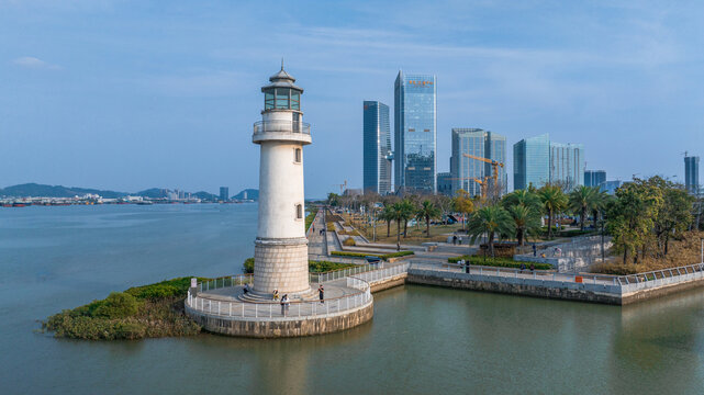 粤港澳大湾区南沙自贸区风景