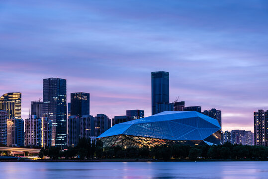 中国辽宁沈阳浑河五里河公园风景